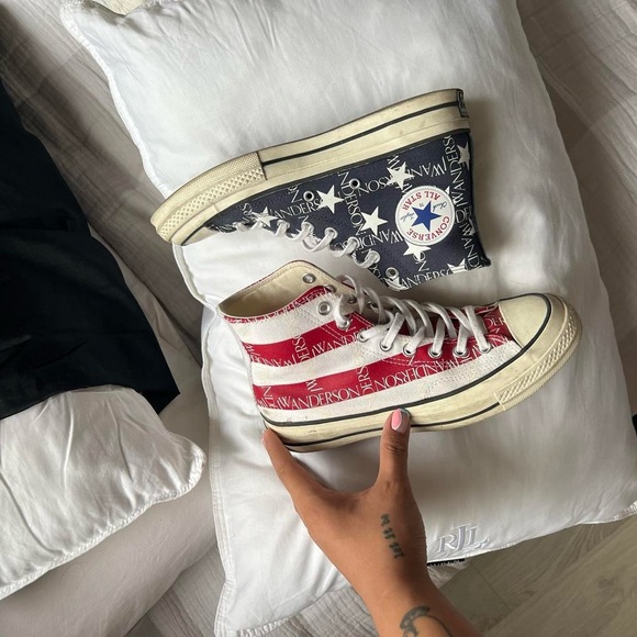 JW Anderson x Converse High Top American Flag Print - Picture 5 of 6